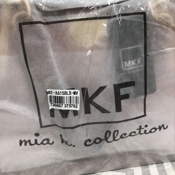 🍁NIB-MKF Collection Aubrey Vegan Leather Multi-Compartment Satchel - Picture 5 of 7